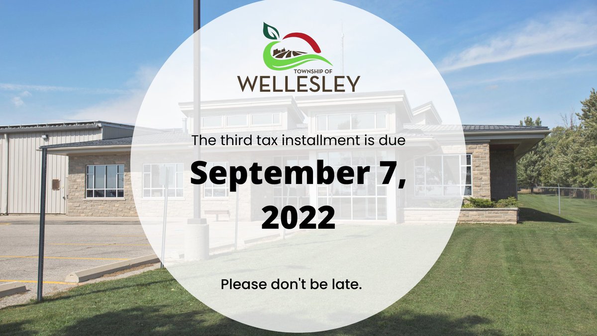 Township of Wellesley tweet media