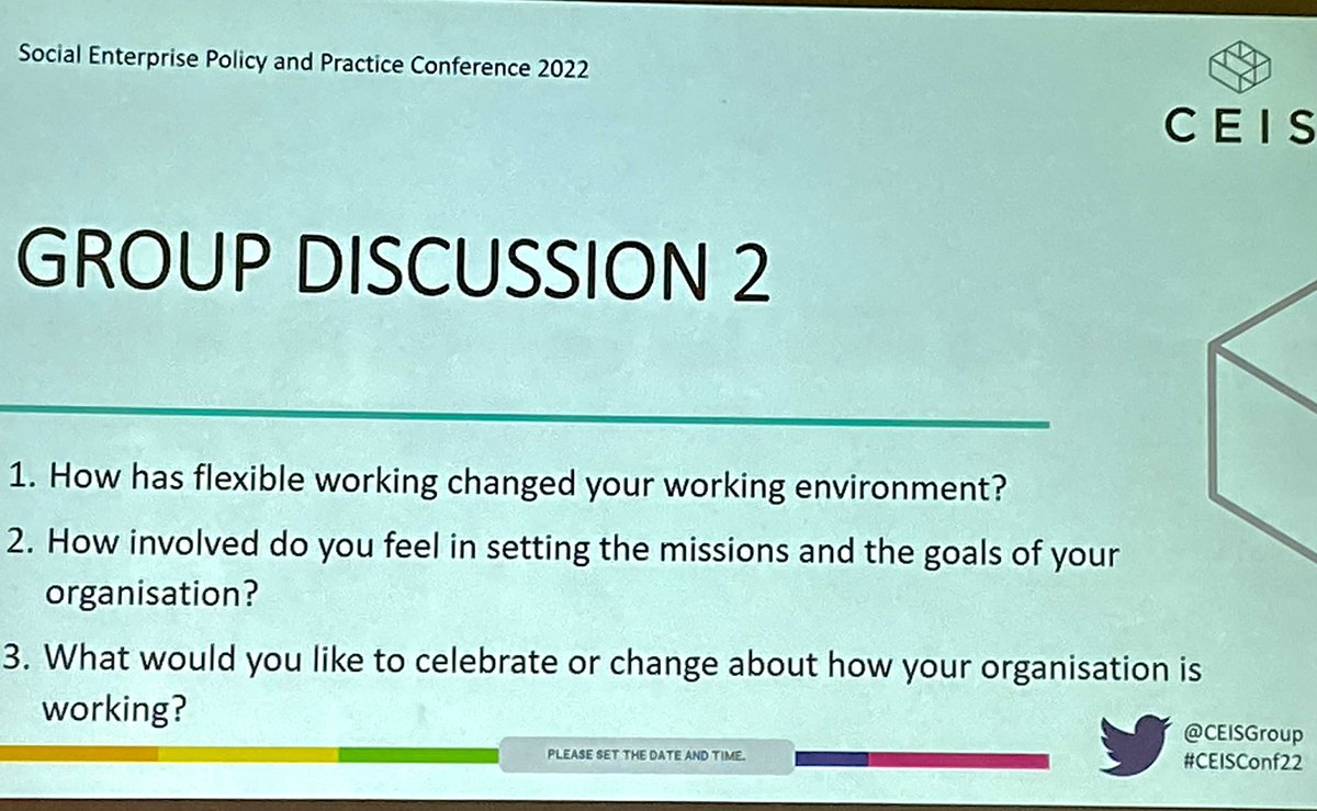 Hazel_Verve's tweet photo. New dawn @Firstport. FANTASTIC and succinct presentation on creating healthy, vibrant, effective &amp; progressive organisations with valued employees. Another rock star ⭐️ #CEISConf22 @ceisgroup Great line-up of speakers @Easier_Inc @HelloNot9to5 👏🏻 https://t.co/YLp8izO9O9