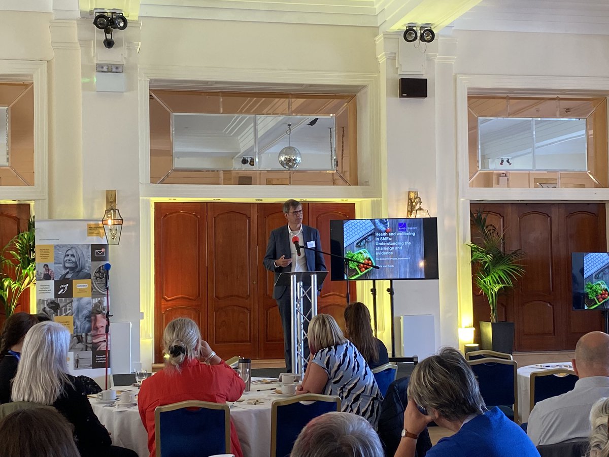 TheIncProj's tweet photo. To start off our afternoon session of the ‘Making Work Work for Everyone’ event is Executive Vice President of 
@RANDEurope, Dr Christian Van Stolk. 

#InclusivityProject #Inclusion #Diversity https://t.co/Qge9jqOpck