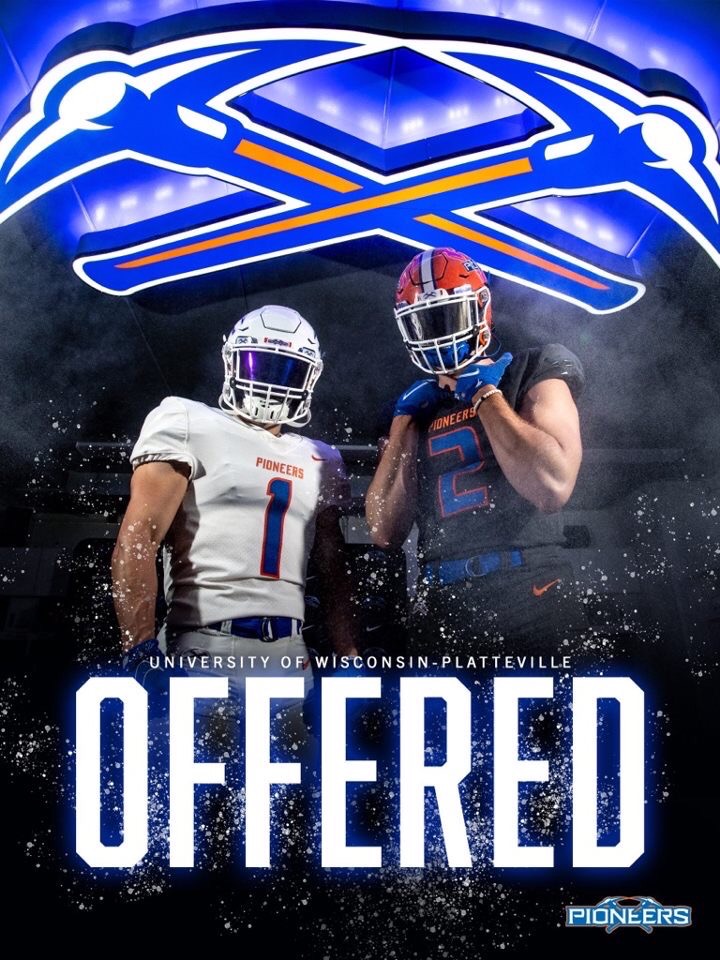 HenrikNystrom22's tweet photo. Thanks to @UWPlattFootball and @Allenbt29 for my first offer. Thank you to everyone who helped me get here.@PrairieRidgeFB @CoachSchremp @nystrom5402 https://t.co/BCspnTdwnW