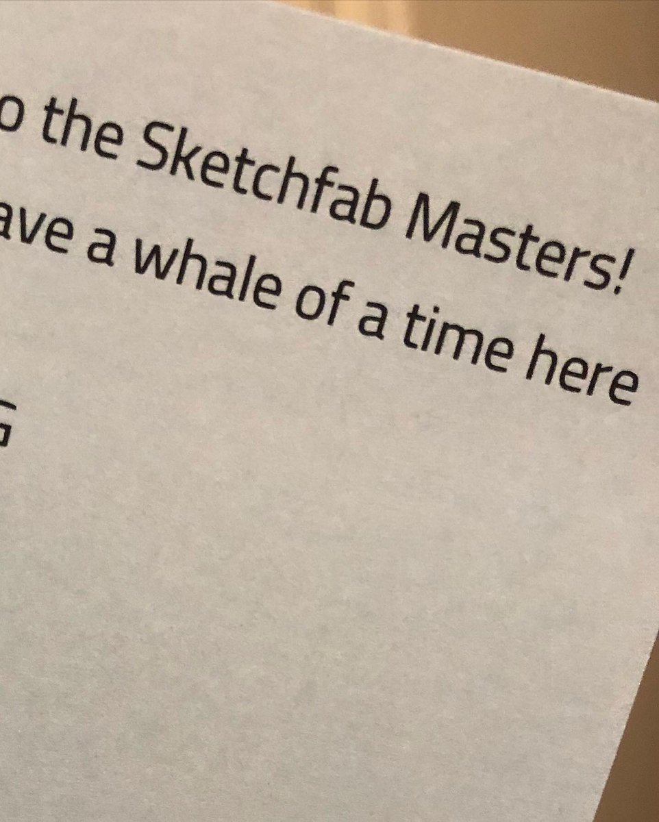 Nestaeric81's tweet photo. Proud to be a @Sketchfab master.
Thank you!!

榮幸得到Sketchfab 認同，感謝！ https://t.co/ftZnlsragw