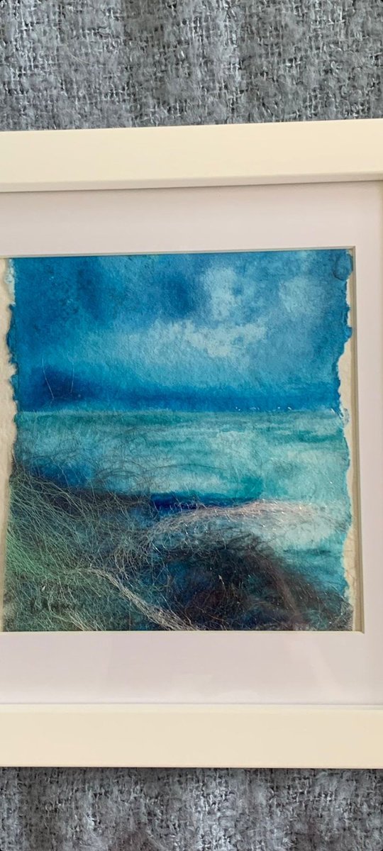 Wanted to share this with you all &amp; help promote this artist, she is  super talented &amp; a woman with a beautiful soul <a href="/RoseAnsonArt/">Rose Anson</a> 
I am very fortunate to now be the proud owner of 1 of her amazing water colour/fibre paintings, I think we can all agree its a stunning piece of art