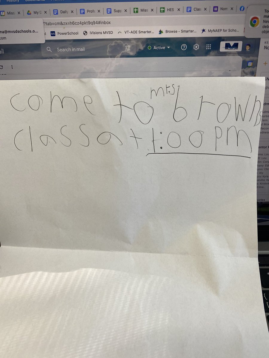I truly love being a principal. These moments make it that much better! #proudprincipal #lovemystudents #investinginourfuture