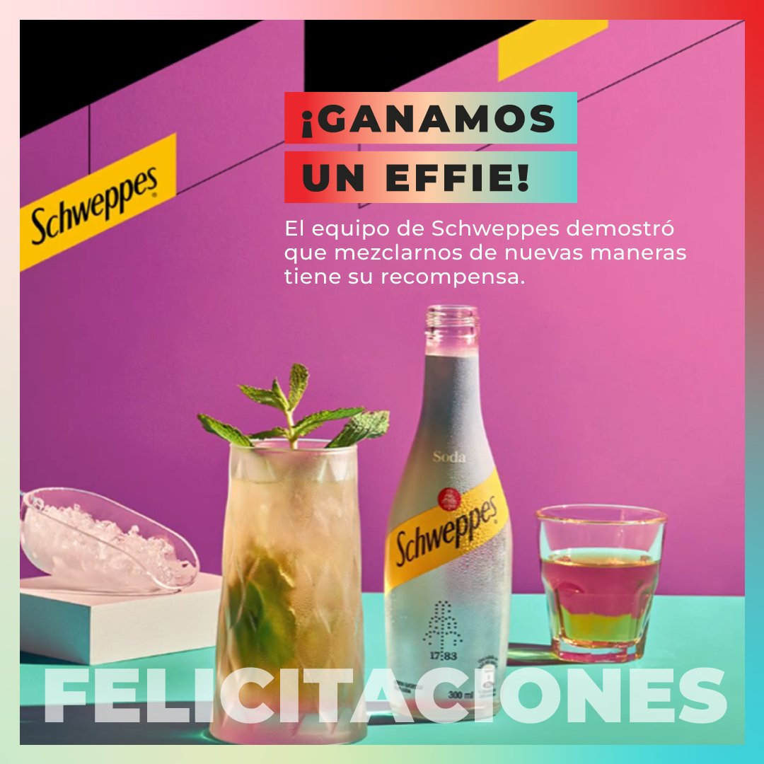 valenu2224's tweet photo. El equipo de Schweppes es #OrgulloKOF 
Ganaron un Effie de bronce en la categoría "Renacimiento" 🥳 
El trabajo bien hecho recibe grandes recompensas, ¡felicitaciones! 

#Effie #Schweppes #Ganadores #CocaColaFEMSA https://t.co/WlbUeYUtXW