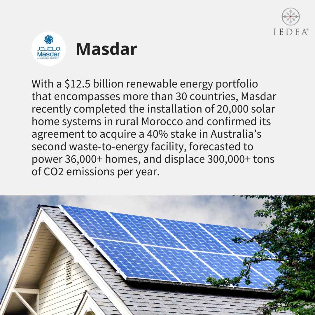 IEDEA's tweet photo. #SPOTLIGHT: Here are our top 3 #sustainable companies in the #renewable energy sector in the #UAE that are marking their role in making a better and cleaner #environment for all! How are you and your organisation contributing to a positive change? Comment below! 

#IEDEA #green https://t.co/w4qo8WROFt