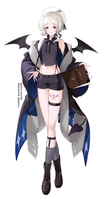 今宵乃ツキハ()さんのツキハくんデザインさせて頂きました!trystar()さん所属でバーチャル配信アプリ【IRIAM】で配信されてるのでどうぞよろしくおねがいします～#IRIAM 