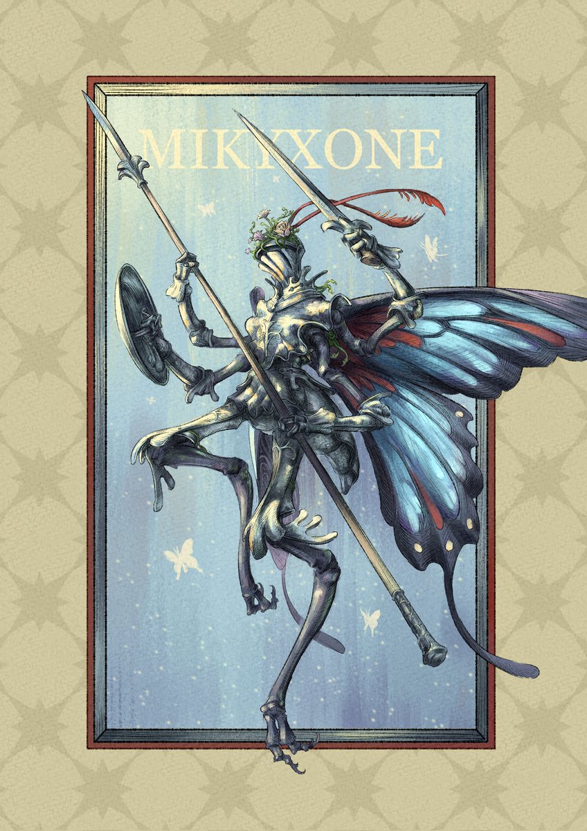 A little character design I drew up 🦋 #digitalpainting #fantasyart