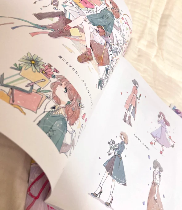 今回のイラストまとめ本はA4で40P と過去一ページ数多め 