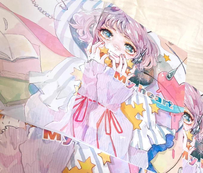 今回のイラストまとめ本はA4で40P と過去一ページ数多め 