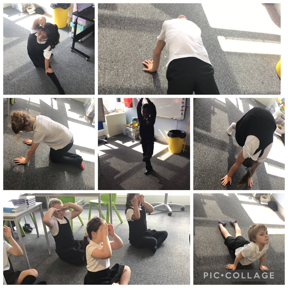 Today we are starting our Movement &amp; Yoga unit in #mindfulness. The children wanted to show off the poses they already know! 🧘