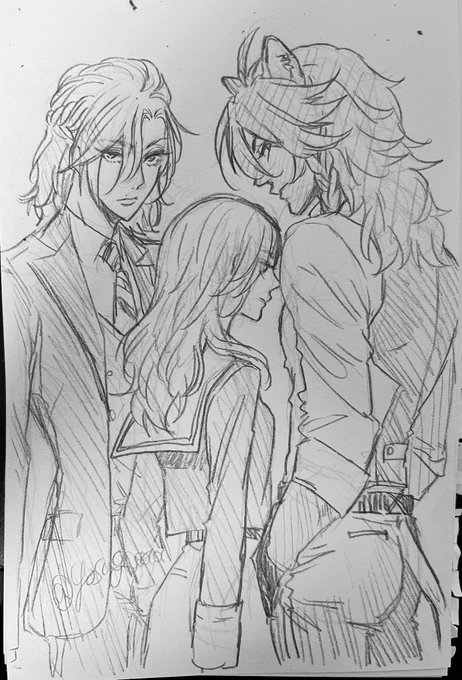🦁👑「何見てんだよ/のよ」 