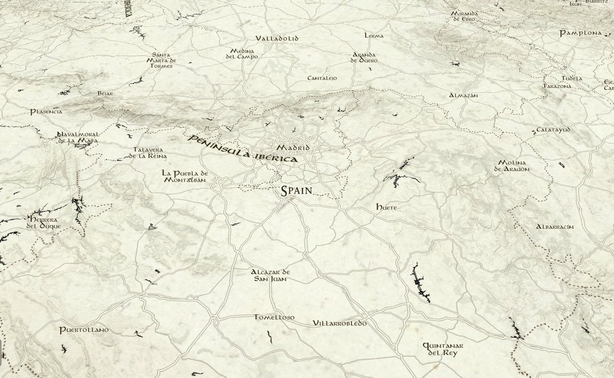 NaoCasanova's tweet photo. ¿Os gustaría tener un mapa de vuestra localidad pero parecido al de EL SEÑOR DE LOS ANILLOS?
LORD OF THE MAPS consigue darles un aire similar. (Aunque no son iguales del todo, faltan las montañitas y los bosquecillos apretados.)
https://t.co/bIf0tp9cyY https://t.co/8RwsPIZU7i