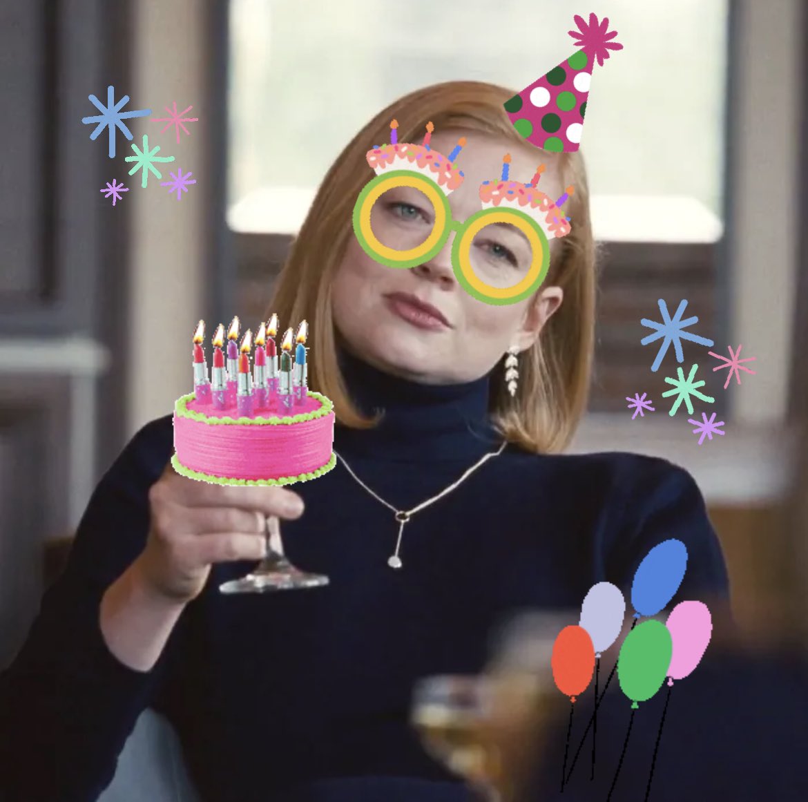 Happy bday !!!! it s j smith cameron day but it is also mary day!! have the best slay       