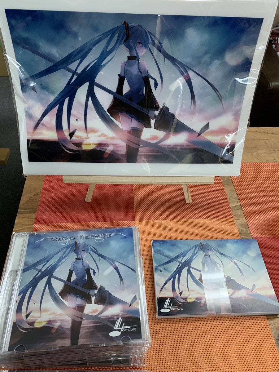 4octave_music's tweet photo. コミトレ40に向け、配布予定のCDや特典出来ました!
これで準備万端です!!
当日はぜひご覧になっていったください!!
#こみっくトレジャー #こみトレ40 #初音ミク #ボカロ #VOCALOID #ミクワイヤ #4octave #Epic https://t.co/xeeWhUOfDJ
