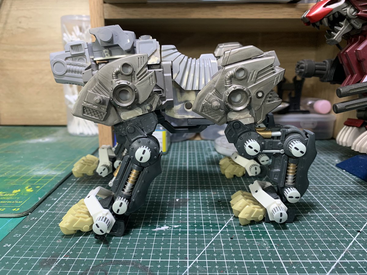 Wuang18's tweet photo. look good #zoids #zoid #zoidsgeneration #zoidshmm #commissionsopen #painting #paint #ligerzero #zoidschaoticcentury #zoidsnewcentury #zoidscustom #custom #gkmodel #shieldliger #HMMShieldLiger #energyliger https://t.co/jDCx3O33UN