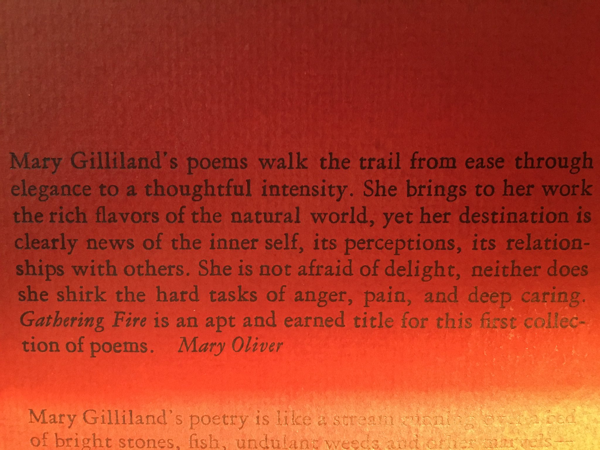 A treasure from my youth! Happy birthday, Mary Oliver! 