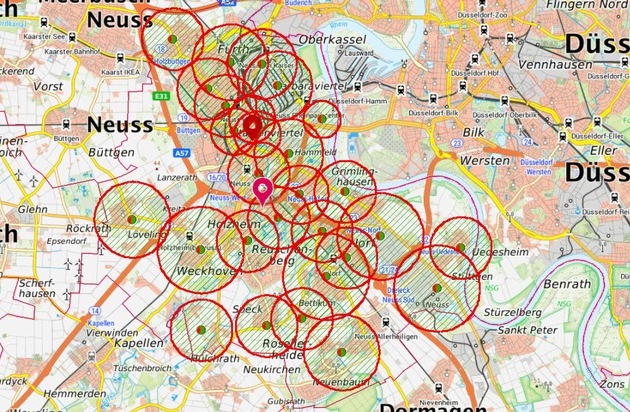 FW-NE: Landesweiter Warntag am 08.09.2022 | Hier stehen die 28 Sirenen der Stadt Neuss! dlvr.it/SXw3q6