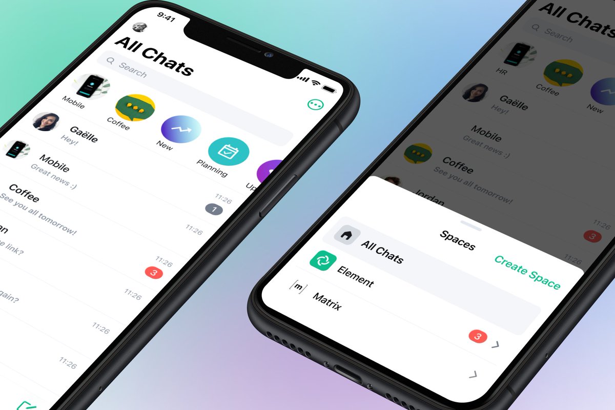 element_hq's tweet photo. New app layout on mobile coming soon! 🚀

What to expect?

1️⃣ Configurable homepage; show/hide recents, favourites &amp; unread
2️⃣ We’re going tabless; an easier to use app with more space for messages
3️⃣ Making primary &amp; secondary actions reachable; while keeping scalability in mind https://t.co/MP63Bo39Q4