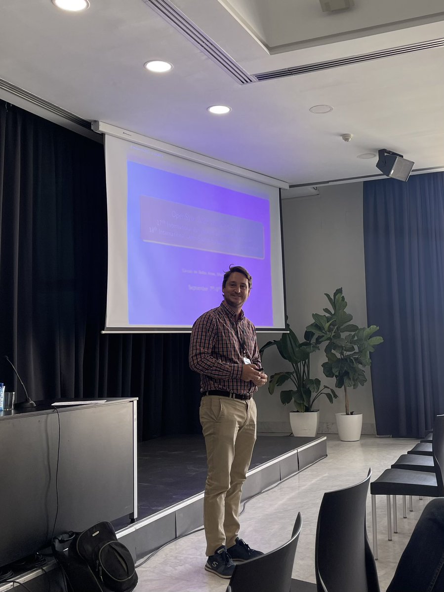 a_charleux's tweet photo. @OSSConference starts today! Excited to listen to passionate presentations in beautiful Madrid with @gregoriorobles and the OSS team https://t.co/t2Dbr1xR1z
