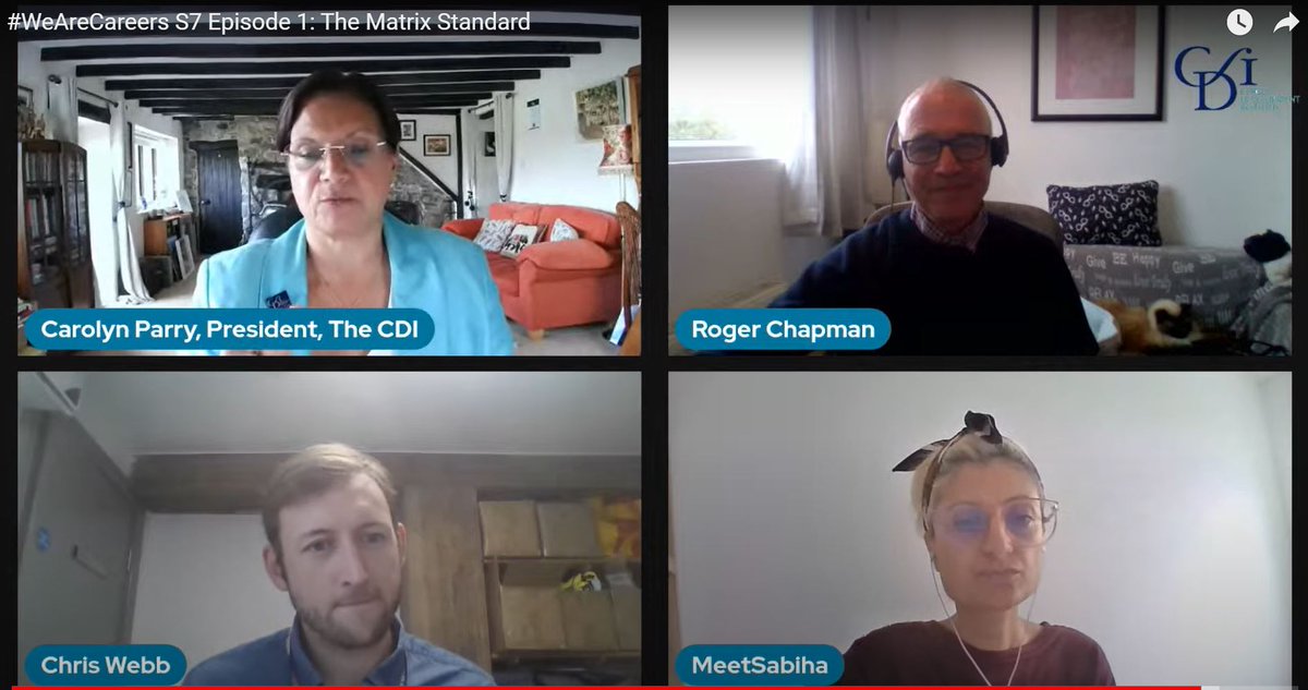 WorldWebb's tweet photo. 🎉 #WeAreCareers IS BACK! 🎉

A massive thank you to both Roger Chapman from @TheGrowthCompa1 and @theCDI President @CareerAlchemist for supporting us with our first episode of Series 7, where we talked all things #TheMatrixStandard and upcoming board vacancies with @theCDI!

1/ https://t.co/lP8cwXFjxO
