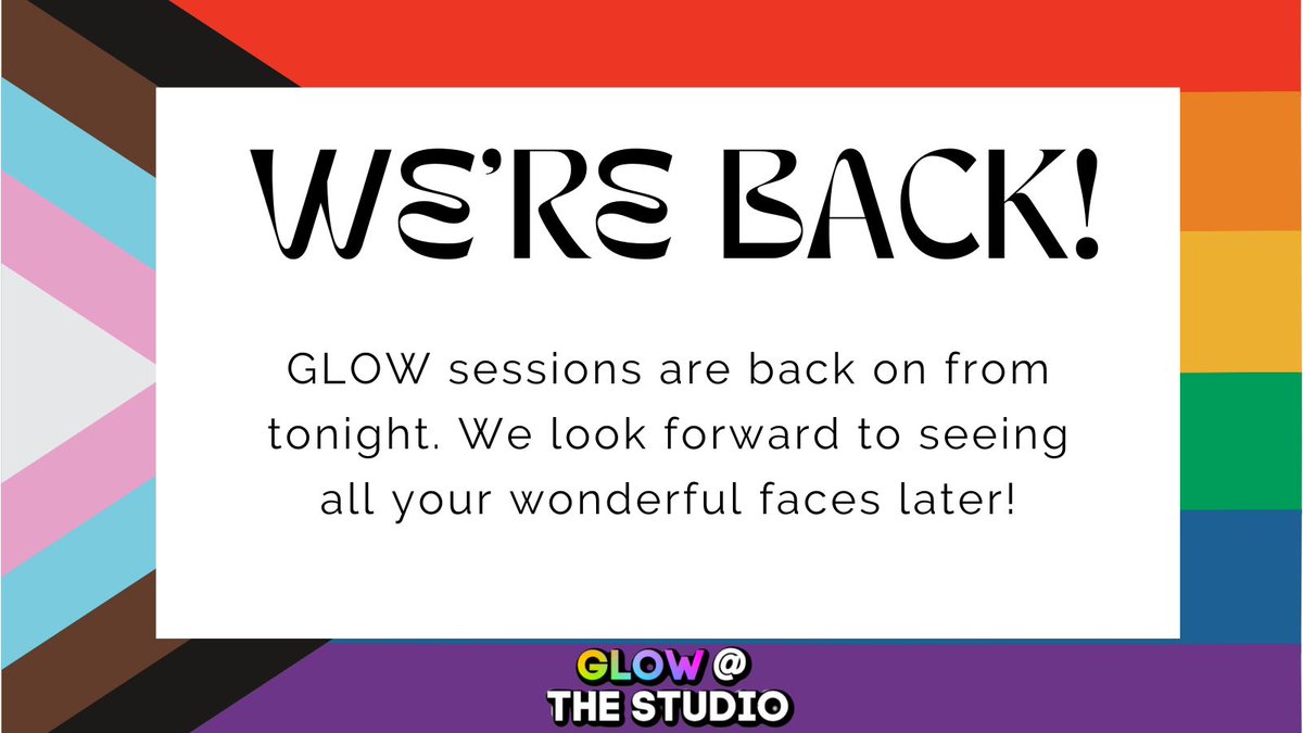 GLOW is back on tonight. We can't wait to see you all later and hear all about your Summer! 🙌 Juniors: 6-7pm &amp; Seniors: 7-8.30pm.