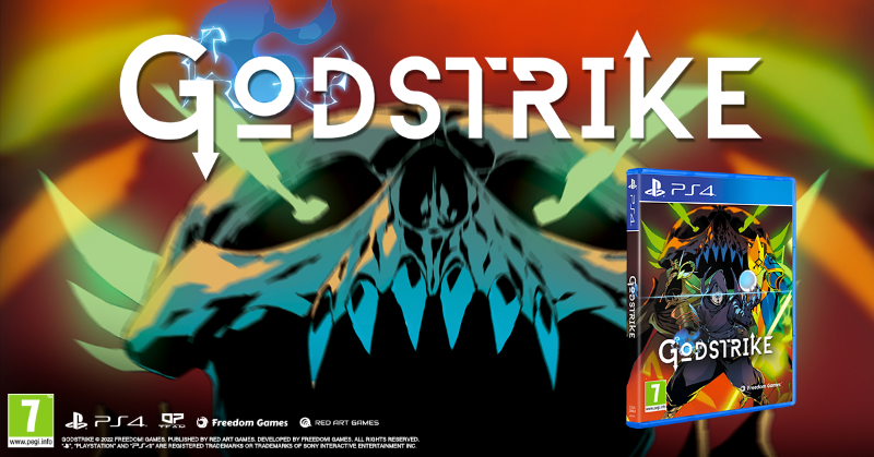 RedArtGames's tweet photo. ✅Challenging bosses
✅Roguelike mode
✅Customizable loadouts
✅Arcade mode

#Godstrike☄️ has all that and more!

🛒Preorder physical #PS4 copies of @OP_Team_ and @freedomgamesgg’s #TwinStickShooter now!

ℹ️999 copies | €24.99 | https://t.co/ciNA2WPFxa | Shipping late September https://t.co/n9DTUjSPYS