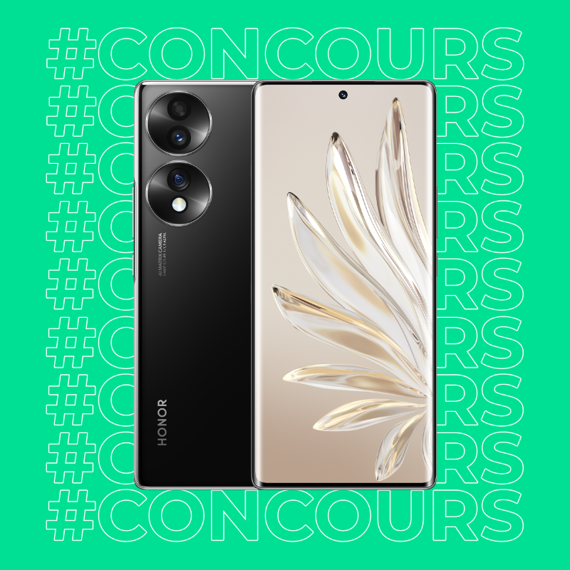 REDbySFR's tweet photo. [#Concours] Le HONOR 70 5G est à gagner !

Pour tenter de repartir avec : RT + Follow @redbysfr et @honor_fr

Fin du jeu et tirage au sort le 14/09 à 16h !