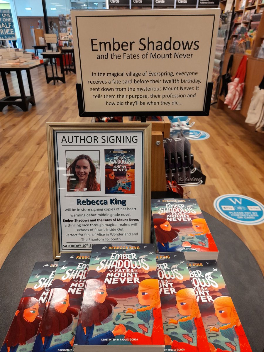 We are so excited for <a href="/RKingWriter/">Rebecca King</a>'s visit on Saturday! Come along and write your very own Fate Card and fold some origami birds. 11am-1pm.