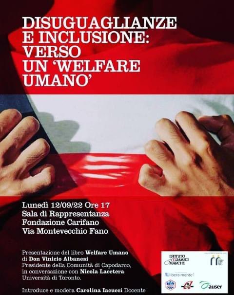 anteasnazionale's tweet photo. C'è anche  #Anteas fra i promotori della presentazione di "Disuguaglianze e inclusione: un welfare umano" il libro di Don Vinicio Albanesi, Presidente della Comunità di #Capodarco.

Interrogativi e proposte per un futuro accogliente.
👉Info in locandina!

#facciamoladifferenza https://t.co/Eb3oCkBrwx