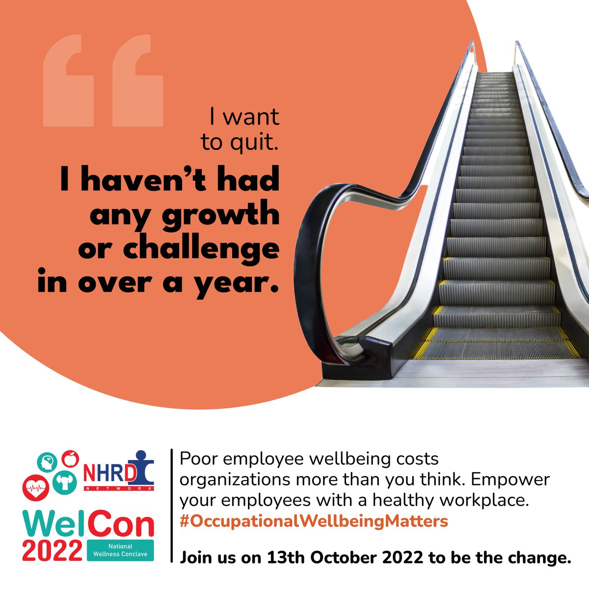 NhrdChennai's tweet photo. While the quintessential post-pandemic employee seeks greater #meaningatwork, #occupationalwellbeing remains an all-pervasive quest.
Join the experts at NHRD's #WelCon22 to discuss #employeeexperience and more
Register now to avail earlybird discounts - https://t.co/PYZfrCdWp6 https://t.co/LRzbJvsXuD