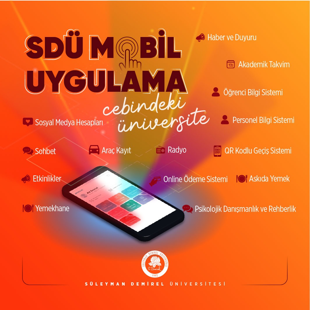 sd_universitesi's tweet image. “SDÜ Mobil” ile Üniversiten Hep Seninle

Mobil uygulamalar;
Android için 👇
link.sdu.edu.tr/TIDQD_lR
İOS için 👇
link.sdu.edu.tr/LLJtmDYa