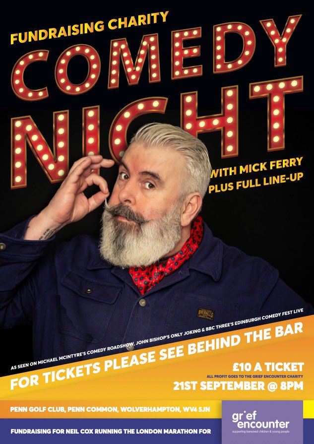 Get your tickets from the club NOW! Should be a fantastic night for an amazing charity 👏 Everyone welcome 👍