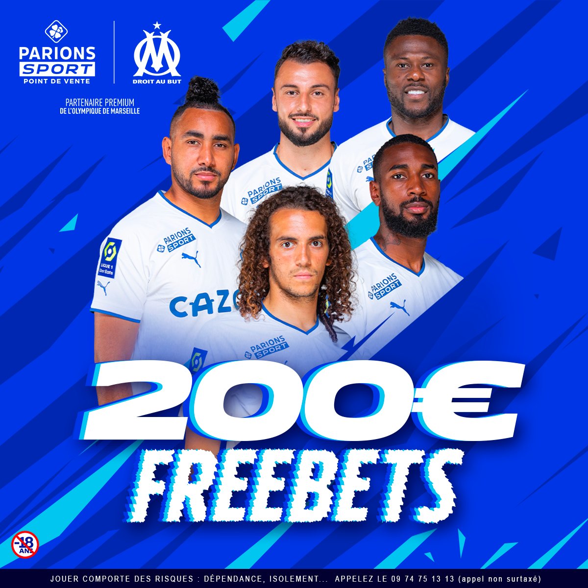 ParionsSport's tweet photo. Place à l'OM ce soir avec un gros déplacement à Londres ! Quel sera le score de ce #TOTOM ? 10 x 20€ de freebets à gagner 😉

Pour jouer :
1️⃣ RT + Follow @ParionsSport
2️⃣ Donnez le score exact + #OMxParionsSport

Fin du jeu à 21H00. https://t.co/99XylRd73q