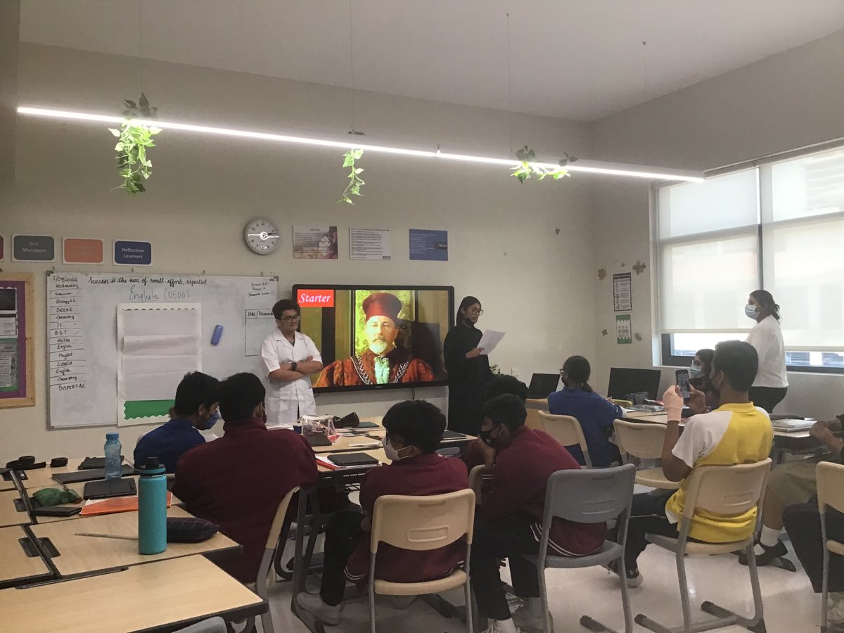 JinosZoha's tweet photo. Today’s English class with Ms Aditi was super exciting! We started off with a role play (starter) led by Swaidha and Arnav and moved on to interesting group activities that fulfilled our success criteria for today’s lesson.
@RemyaRanjith18 @Fatima_Martin https://t.co/khfRrN9JVE