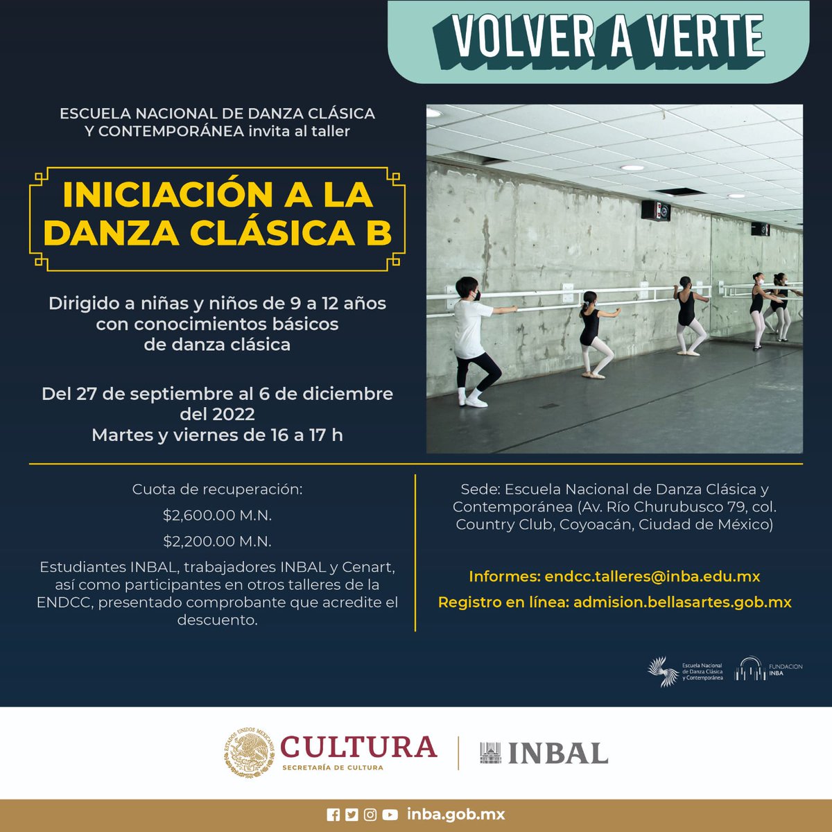 Esc. Nal. de Danza tweet media