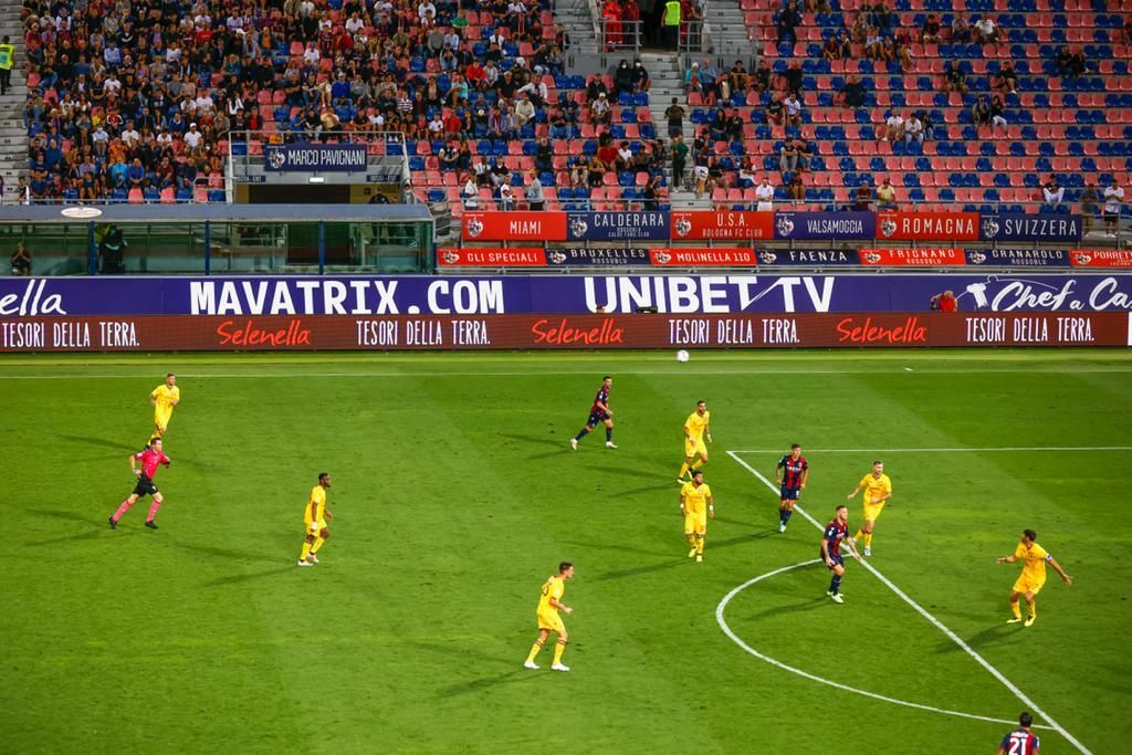 As seen on TV 🤩 
An amazing shot from Bologna FC’s last match. Have you spotted us?
-
#mavatrix #mvx #NFT #NFTContest #NFTCommunity #NFTGiveaway #playtoearn #crypto #cryptogame #gaming #giveaway #metaverse #gaming #nft #nftcollectibles