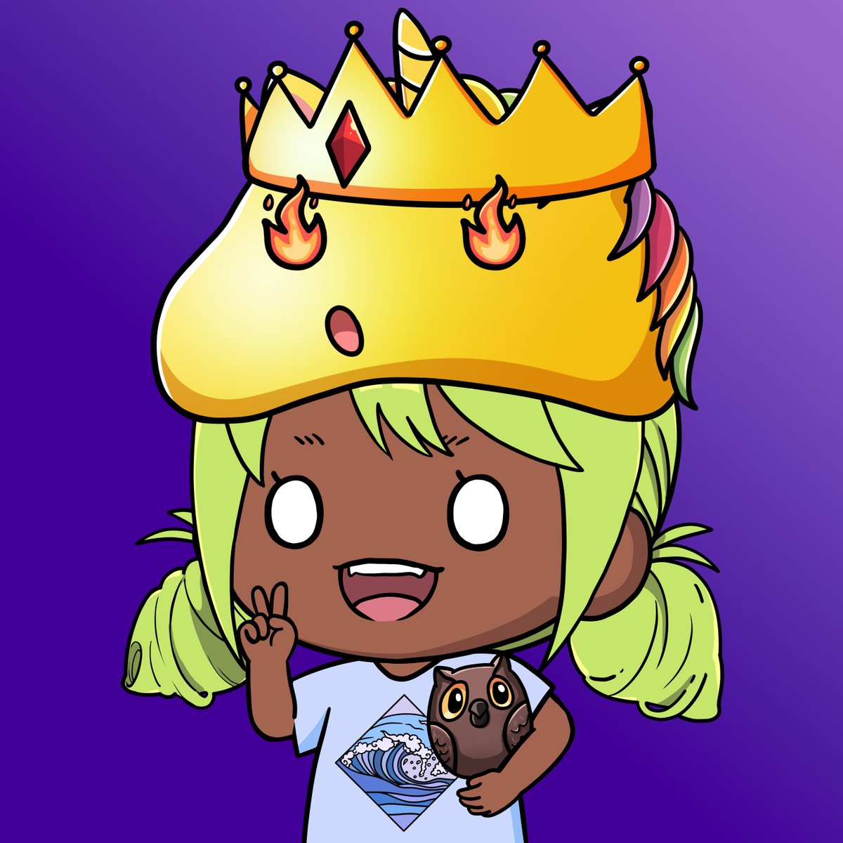 Jaxch's tweet photo. Just jumped into @KikiVerseNFT and snagged this queen! Looking every bit the royal and excited for the pilot series to come and being done by @justinshenkarow! Not forgetting the utility of watch2earn #IYKYK
#FOMOmax https://t.co/MBBXPogl1q