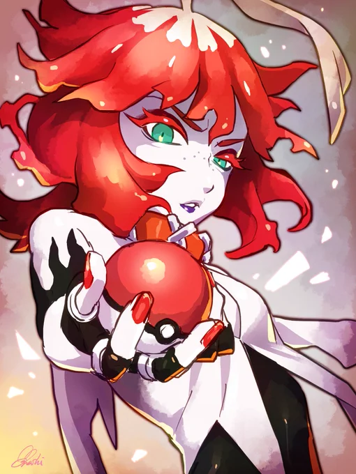 先ほどの、、、メロコ、そばかす描き忘れました#PokemonScarletViolet#Pokemon#ポケモンSV 