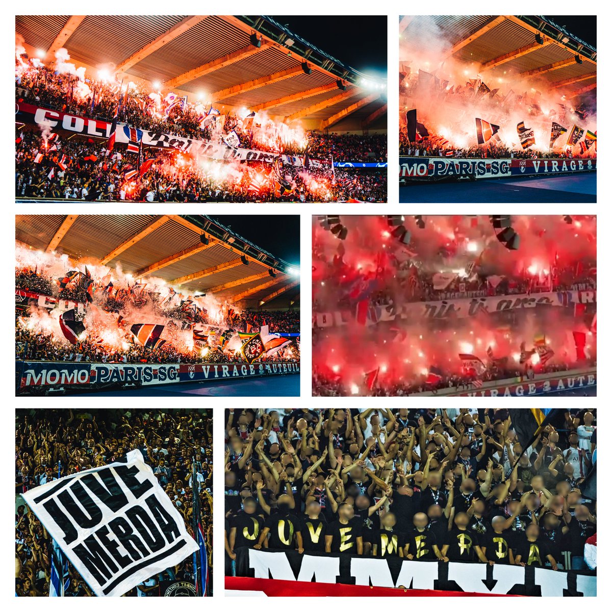 Co_Ultras_Paris's tweet photo. PSG/JUVE 06/09/2022.

PARIS TI AMO !!

JUVE MERDA !! https://t.co/qRgrUs9CWl