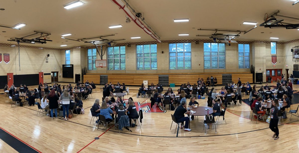 WeehawkenTSD's tweet image. Staff welcome back breakfast. #WeeBack