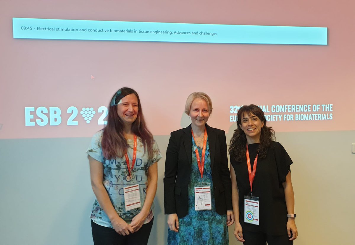Es4Neu's tweet photo. Extremely delighted to have Prof. Maria Asplund as our keynote from #IMTEK @ESB_2022 🤩
Amazing talk, inspiring session! Looking forward for more in future @ImnCsic https://t.co/rdKbnHSUpI