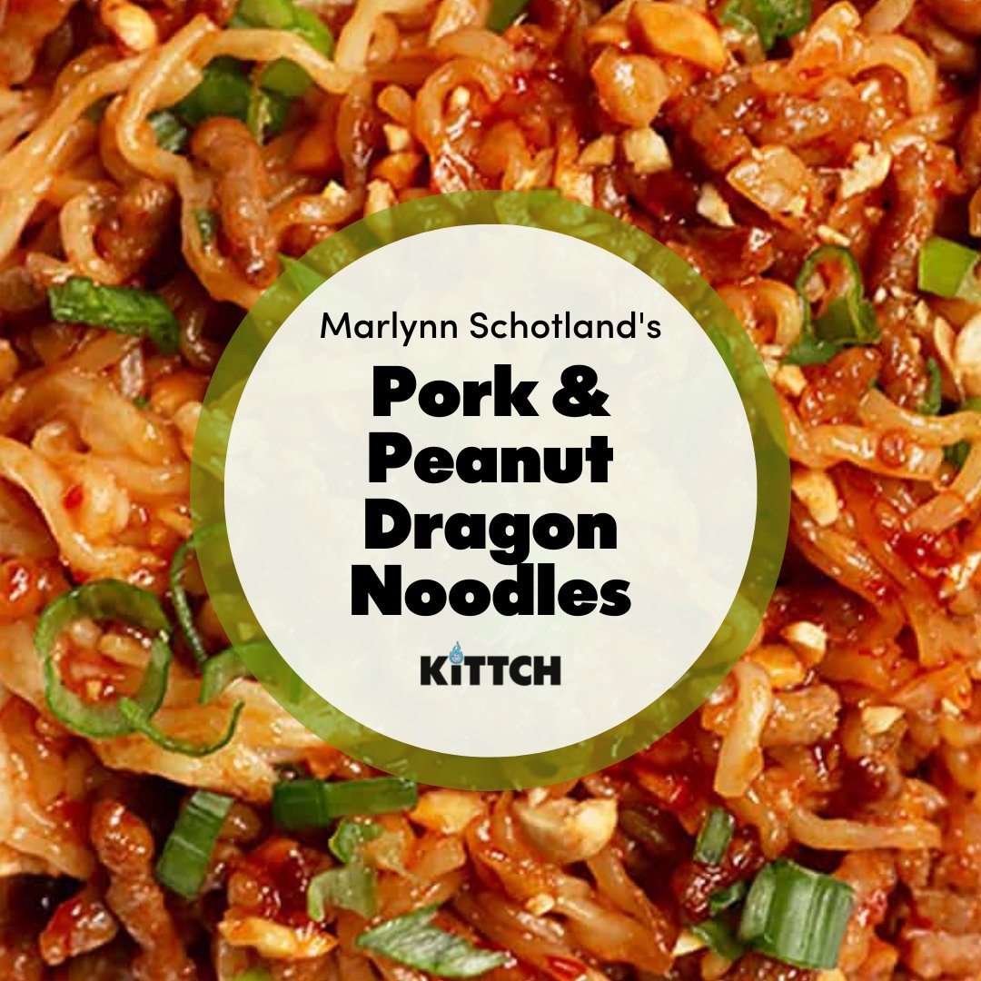 kittch's tweet photo. @urbanblisslife's Pork and Peanut Dragon Noodles recipe is fast, inexpensive, and is a spicy flavor explosion! You can make this recipe in 20 minutes, and it only costs around $5 for four servings. https://t.co/eCEFP5KMZx https://t.co/nf3nokuV9S