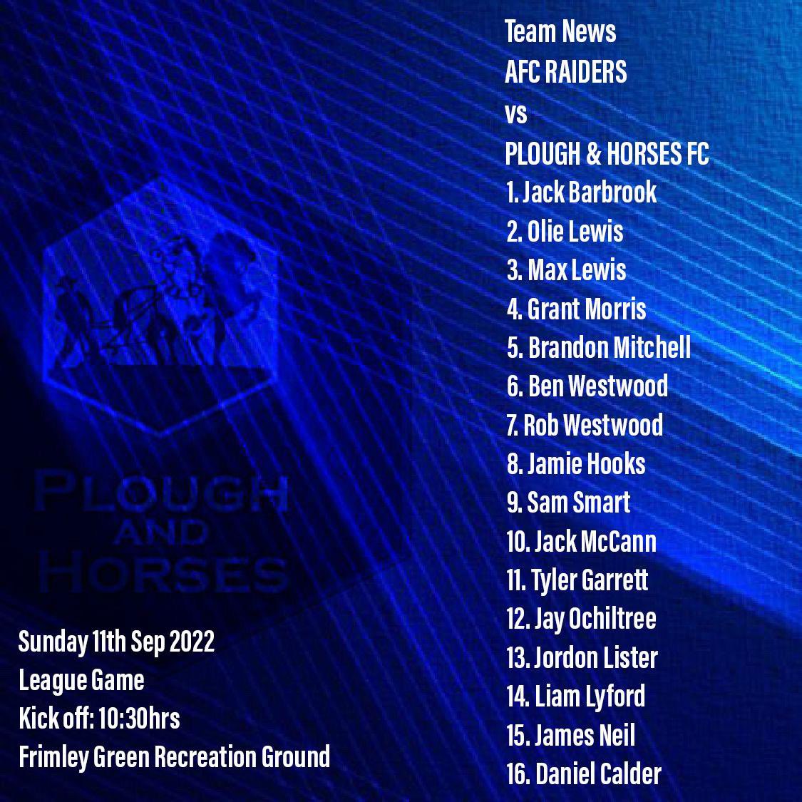 🔙🔜⌛️ - Here’s our squad for the first game of the season this Sunday!