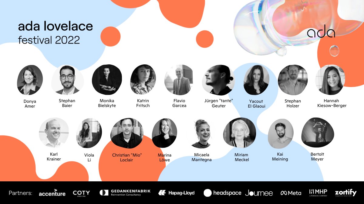 join_ada's tweet photo. 🥁*Drumroll* Attention everyone! Here comes our final speaker line-up for the 8th #adalovelacefestival and you are going to love it, we promise. Great to have you!🤞 
Curious? There are still #tickets available and if you can’t make it to #Berlin: Get your #virtual ticket now. https://t.co/MCN1cZ4ZSi