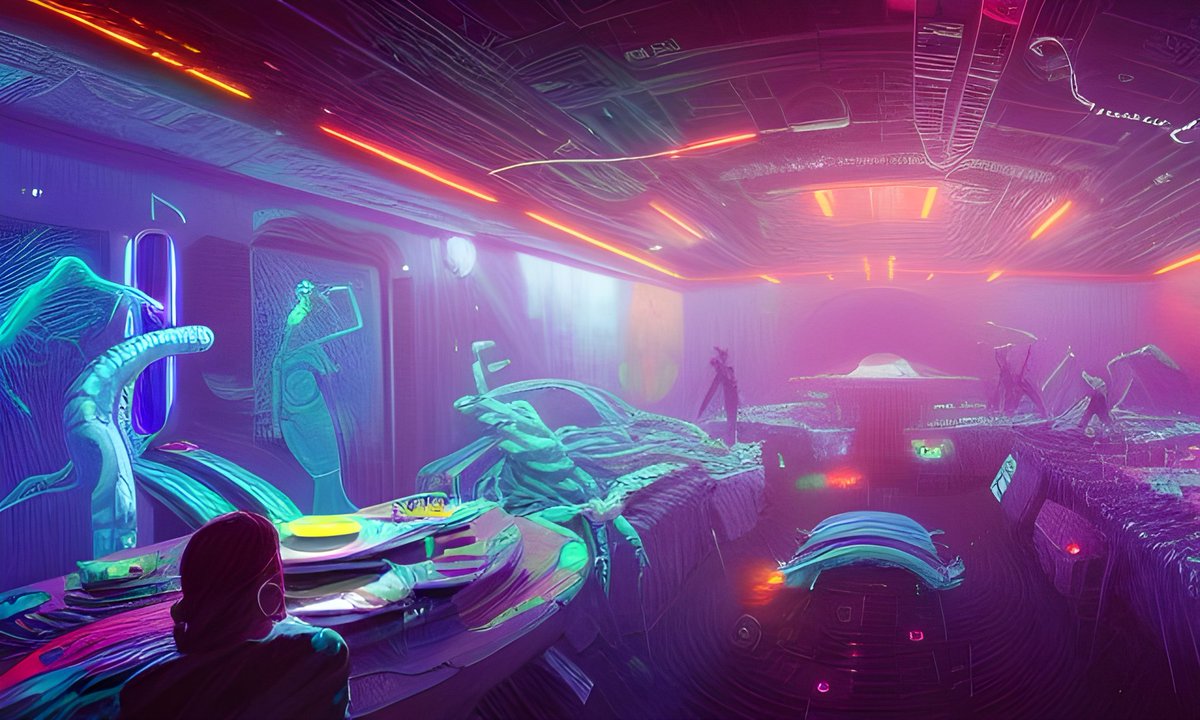 nPAL_AD's tweet photo. "Spaceship party " - made with @NightCafeStudio 

https://t.co/TqDuG3wspk

#aiart #nightcafe #digitalart https://t.co/TqDuG3wspk https://t.co/W7sx6QUtmz