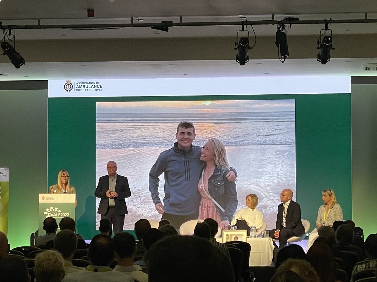 Today we have heard from Naomi, Jamie’s mum. Jamie, 18 years old had a sudden cardiac arrest on NYE and sadly passed away. An ambulance wasn’t available to respond immediately to Jamie - 17 ambulances were queuing outside hospital. #ALF2022