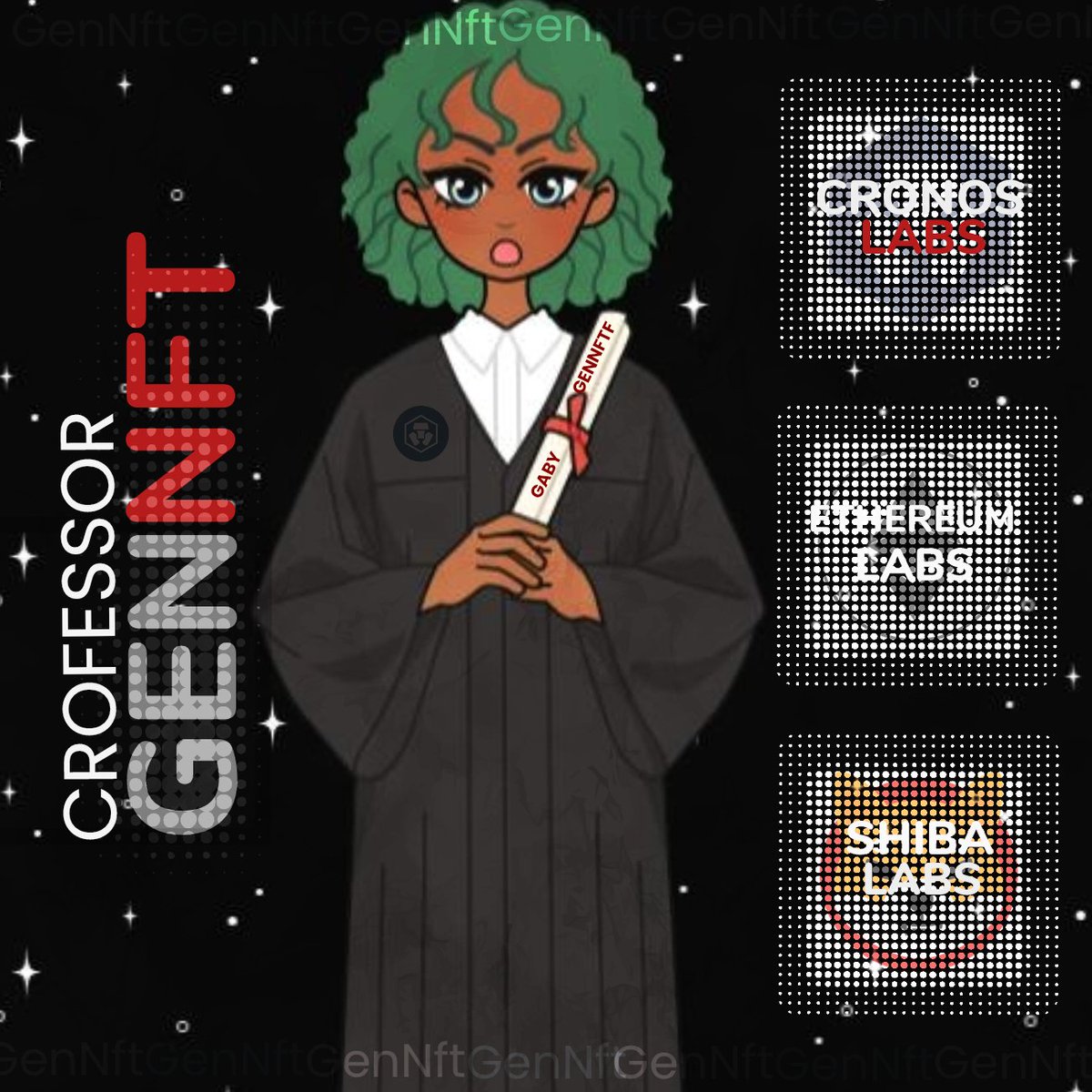 THEDEFINERD's tweet photo. #GENNFTEDU is an educational project aimed to educate everyone about #Blockchain fundamentals at no cost. #crofessor NFTs will be used to log into the advanced courses at no cost as well. Public mint coming soon!!🚀 https://t.co/llmSblAOo0