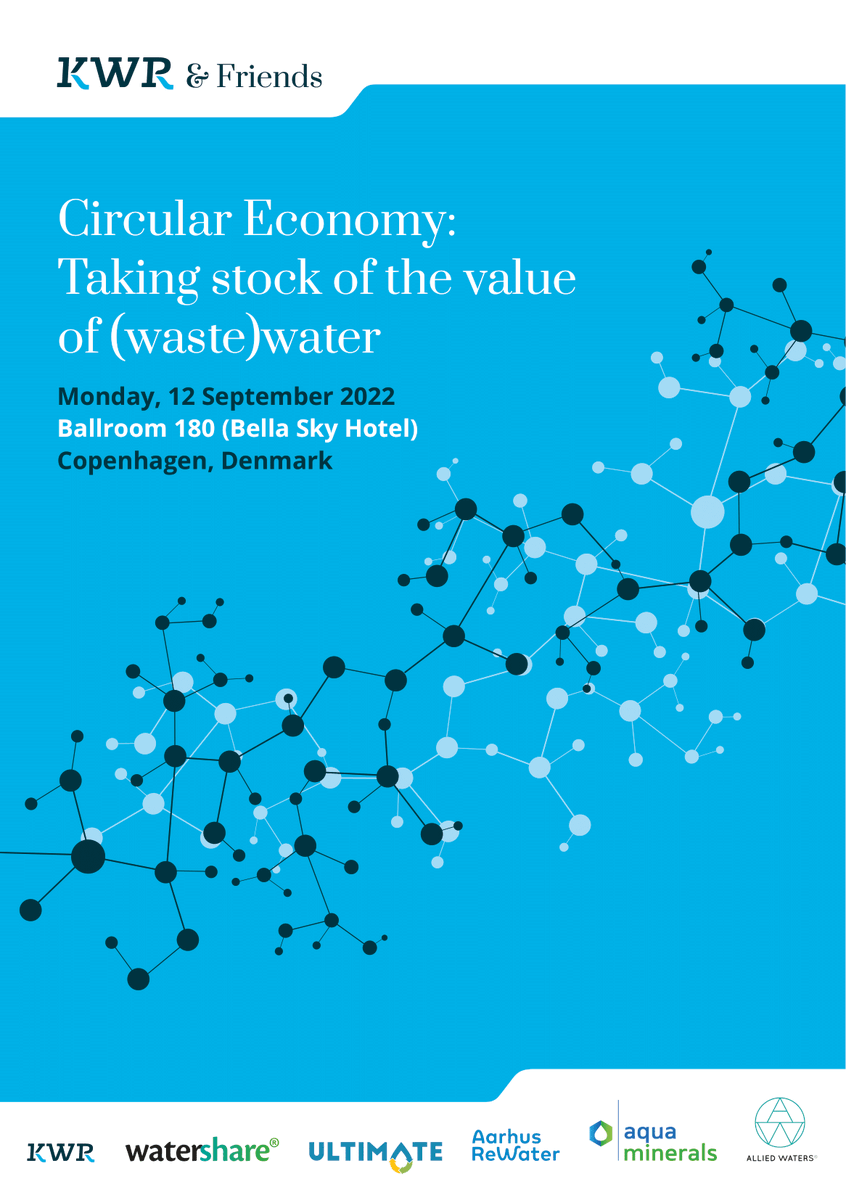 Raul_Glotzbach's tweet image. What value do you put on #wastewater to create #systemssolutions, #symbiosis and #valuechains in the transition to a #circulareconomy?

Join the discussions on 12 Sept. from 10:00-12:00 @ Bella Sky Hotel during the #WorldWaterCongress.

kwrwater.nl/en/actueel/age…

@IWAHQ
@KWR_Water