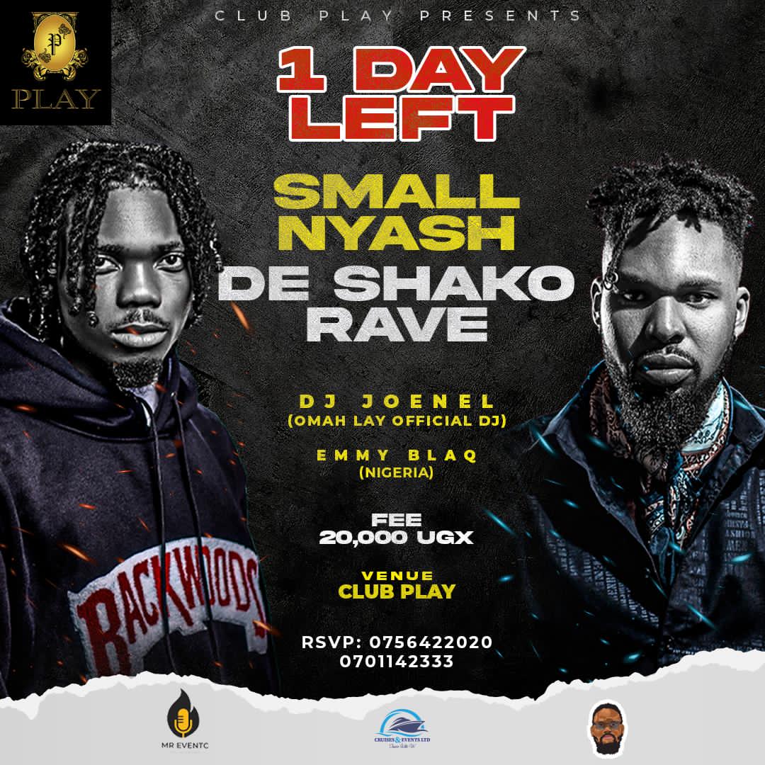 ainosan256's tweet photo. Weekend plot is here don't miss out more fun enjoyement ku enjoyment🎉🎉💃💃come we parte just one day left to go for De shako Rave at club play only 20k entrance 👀💃 #CLUBPlay https://t.co/OEpbGaAi3g