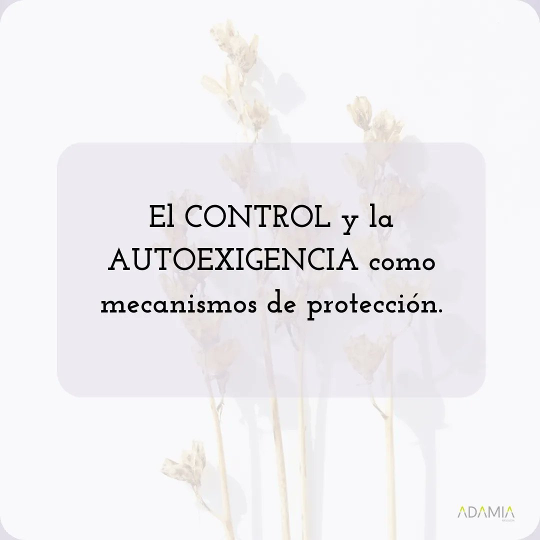adamiapsicologa's tweet photo. 🌾 El CONTROL y la AUTOEXIGENCIA como mecanismos de defensa en los TCA 🌾

Conforme aumenta la necesidad de control, el TCA se intensifica. La persona no nos está desafiando, simplemente se está protegiendo, a través del control, de su intenso malestar. #anorexia #tca https://t.co/YGjSAmD336